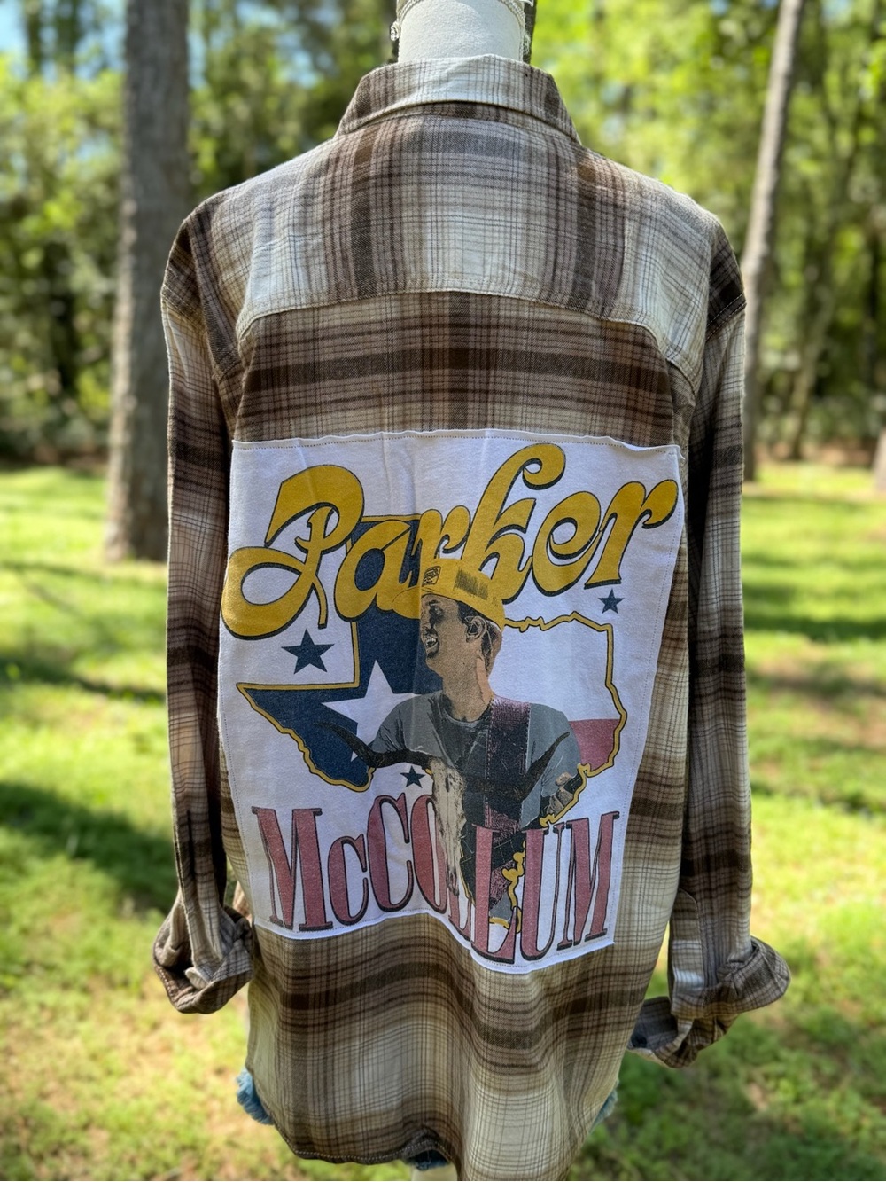 Upcycled Parker McCollum Men’s Flannel